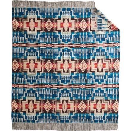 Fringed Jacquard Throw by PENDLETON