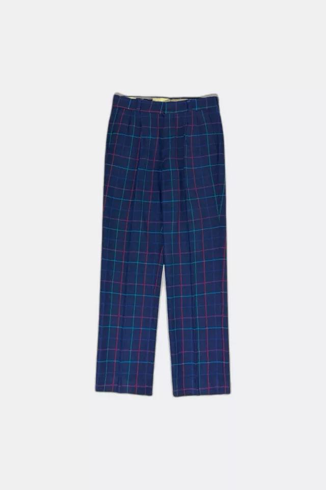 Vintage 1990s Pendleton Plaid High Waisted Pleated Trouser Pants by PENDLETON