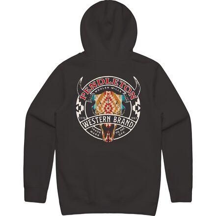 Western Brand Logo Graphic Hoodie by PENDLETON