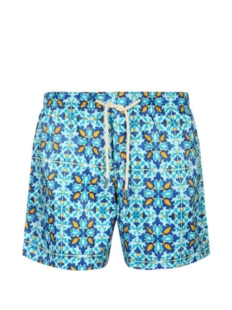 Cala Felce printed drawstring swim shorts by PENINSULA SWIMWEAR