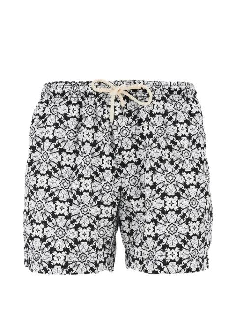 baroque-print drawstring swim shorts by PENINSULA SWIMWEAR
