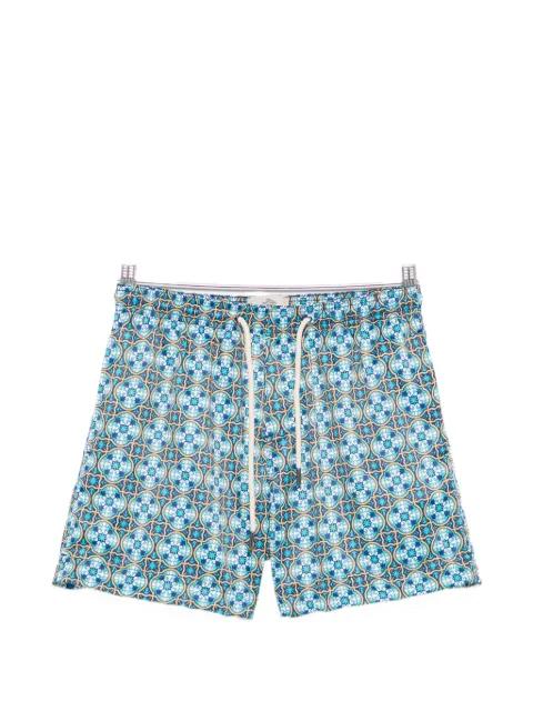 geometric-print swim shorts by PENINSULA SWIMWEAR