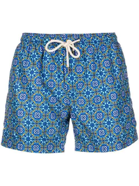 graphic-print swim shorts by PENINSULA SWIMWEAR