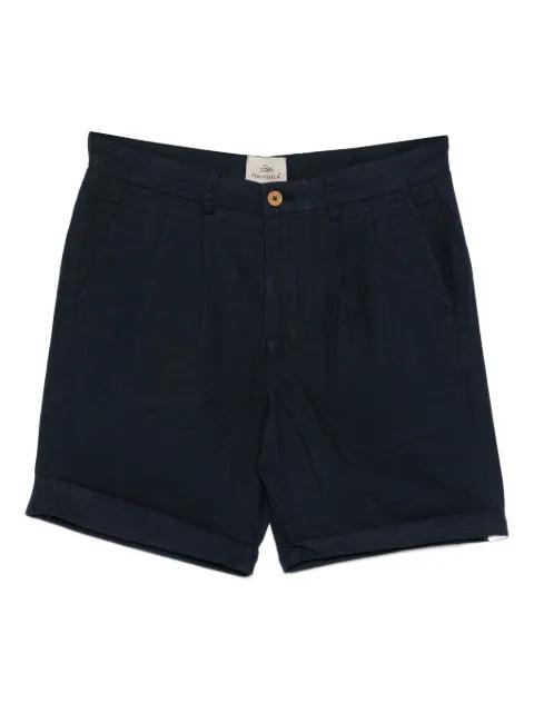 pleated cuffed bermuda shorts by PENINSULA SWIMWEAR