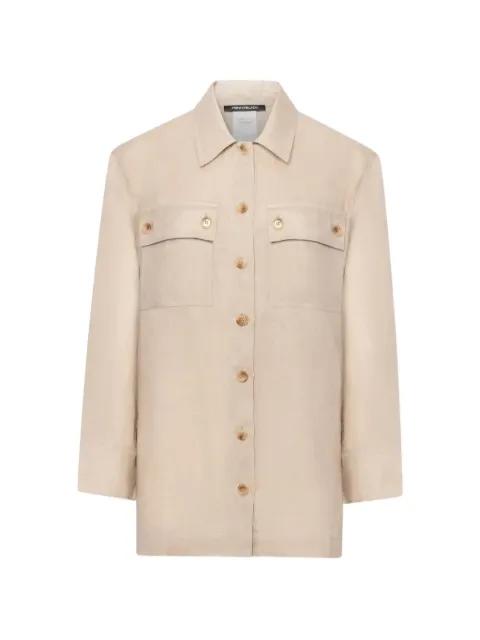 button-down flap-pocket shirt by PENNYBLACK