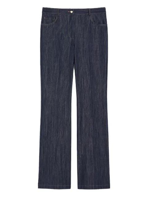 button-fly denim trousers by PENNYBLACK