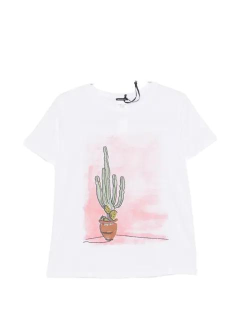 cactus-print T-shirt by PENNYBLACK