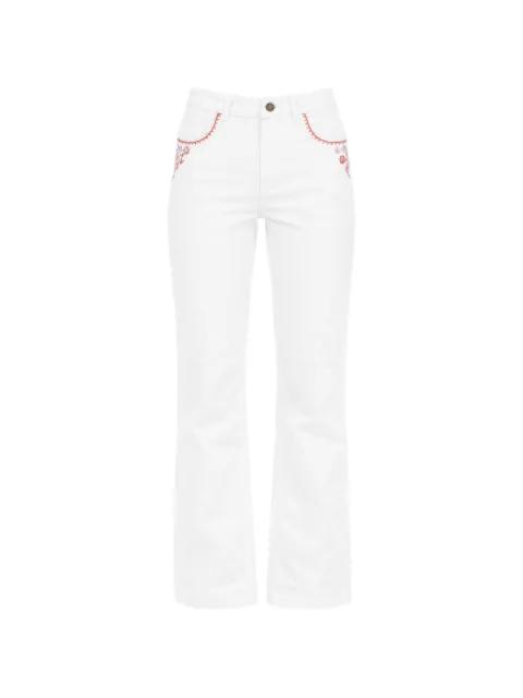 embroidered jeans by PENNYBLACK