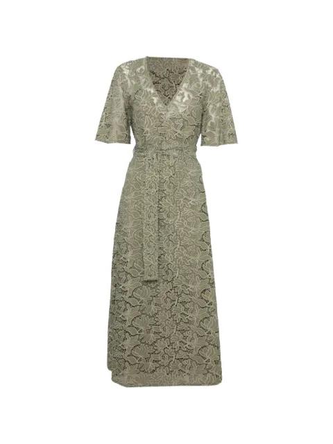 floral-lace belted dress by PENNYBLACK