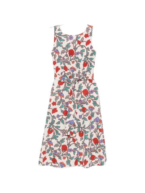 floral-print belted midi dress by PENNYBLACK