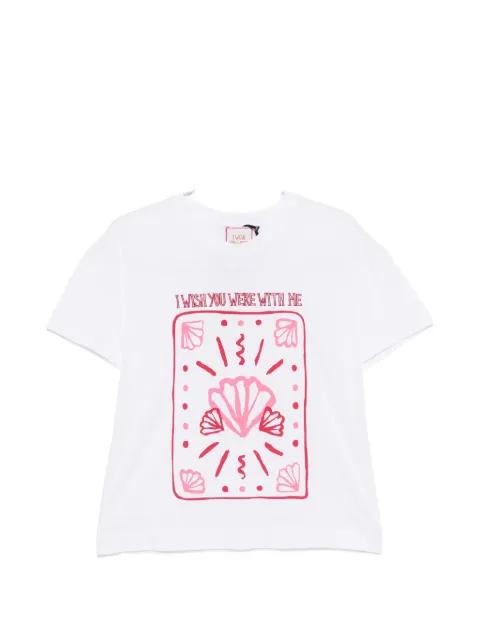graphic-print cotton T-shirt by PENNYBLACK