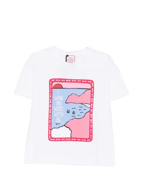 graphic-print short-sleeve T-shirt by PENNYBLACK