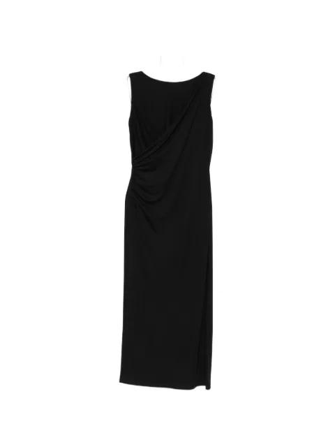 ruched sleeveless midi dress by PENNYBLACK