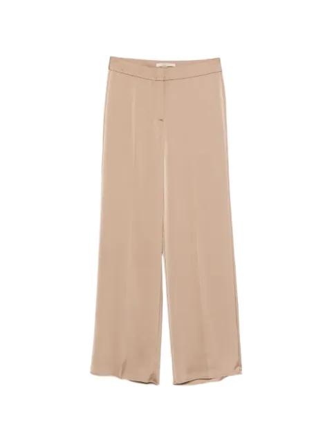 satin-finish wide-leg trousers by PENNYBLACK