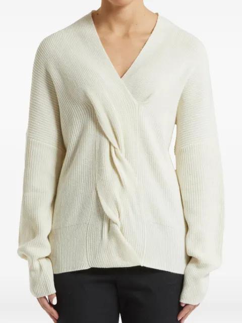 twisted-detail sweater by PENNYBLACK