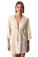 Jasmine Ethnic Pattern Lace Long Sleeve Kimono by PENTI