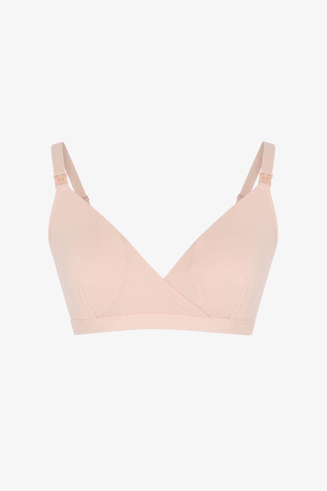 Triangle Lace Pattern Padded Bra by PENTI