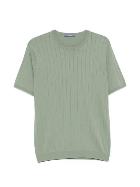 Raimu ribbed-knit short-sleeve T-shirt by PEOPLE OF SHIBUYA