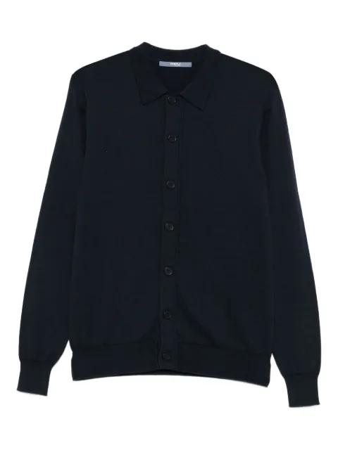 buttoned polo-collar cardigan by PEOPLE OF SHIBUYA