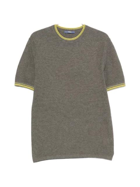 contrast-trim T-shirt by PEOPLE OF SHIBUYA