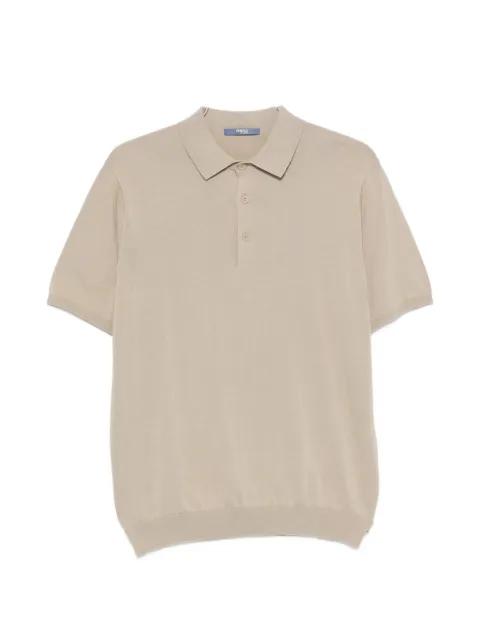 short-sleeve knit polo shirt by PEOPLE OF SHIBUYA