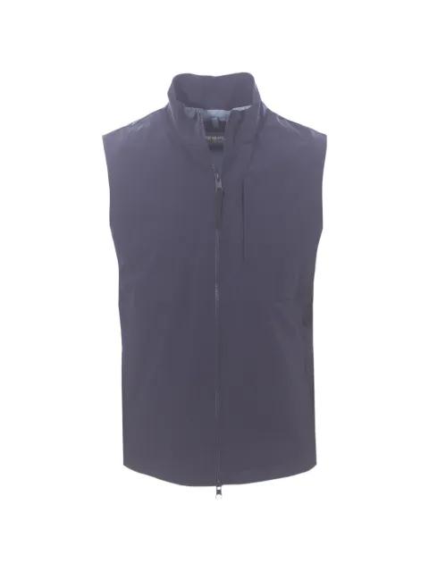 zip-fastening gilet by PEOPLE OF SHIBUYA