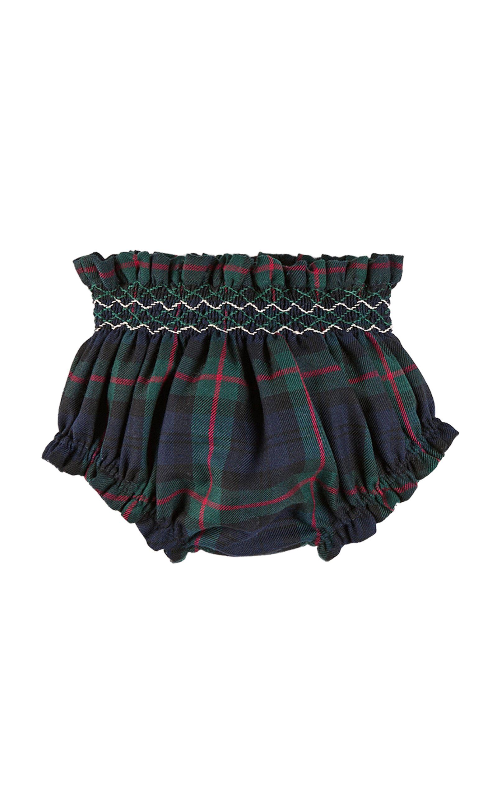 Pepa London Infants' Kinnerton Tartan Smocked Bloomers - Moda Operandi by PEPA LONDON