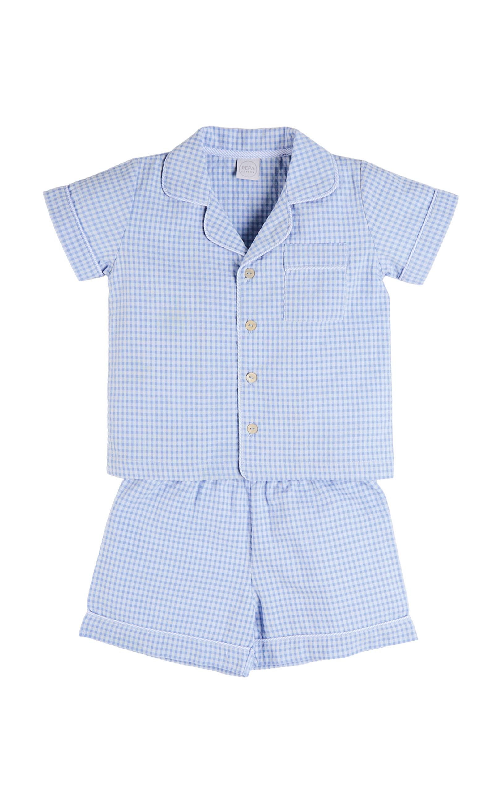 Pepa London Kids' Beauchamp Gingham Short Pyjamas - Moda Operandi by PEPA LONDON