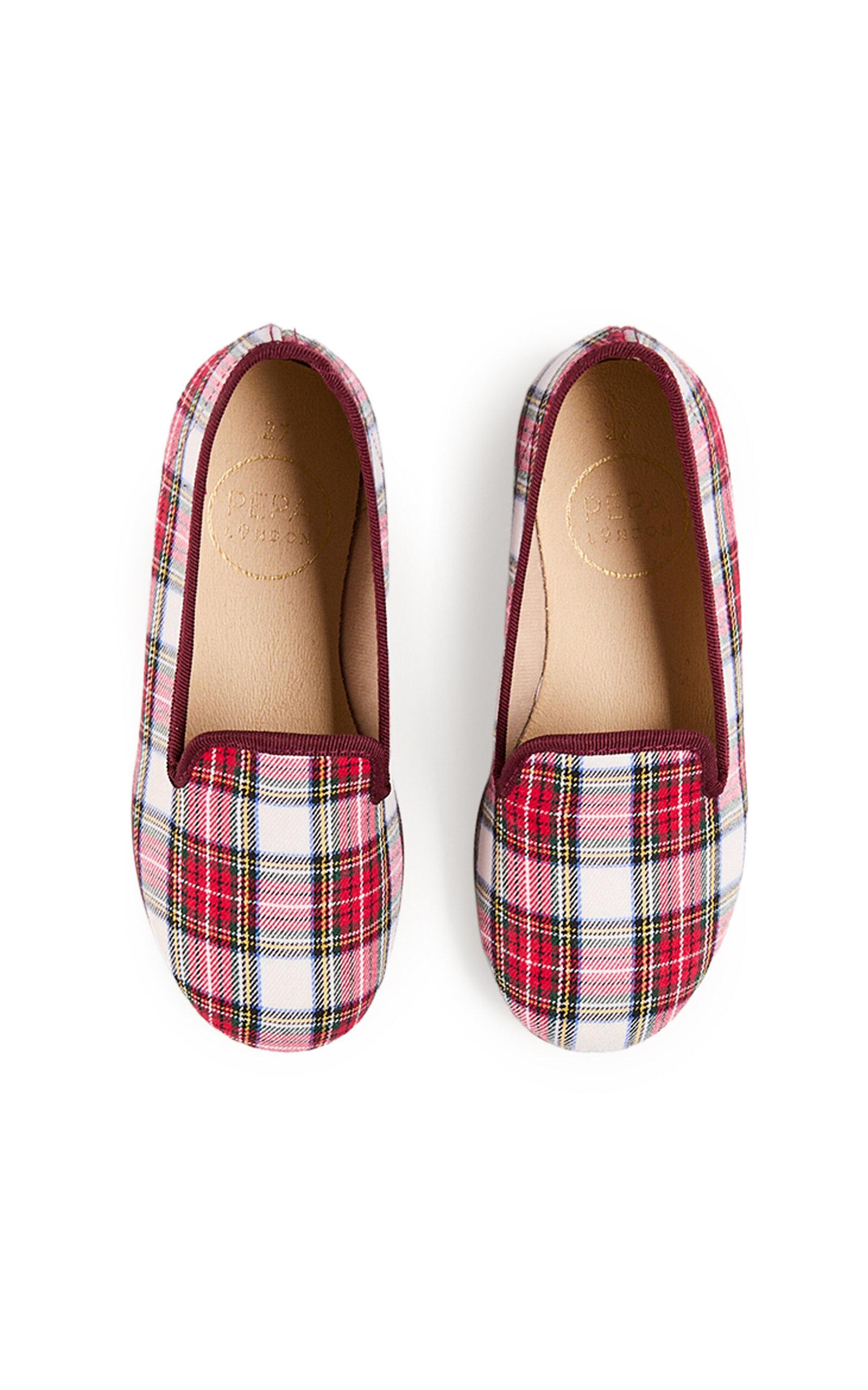 Pepa London Kids' Francis Tartan Slippers - Moda Operandi by PEPA LONDON Pepa London Kids' Francis Tartan Slippers - Moda Operandi by PEPA LONDON