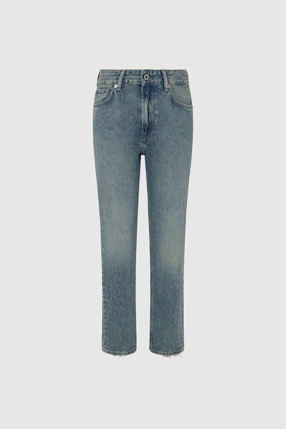 Pepe Jeans Straight Jean Mid Blue by PEPE JEANS