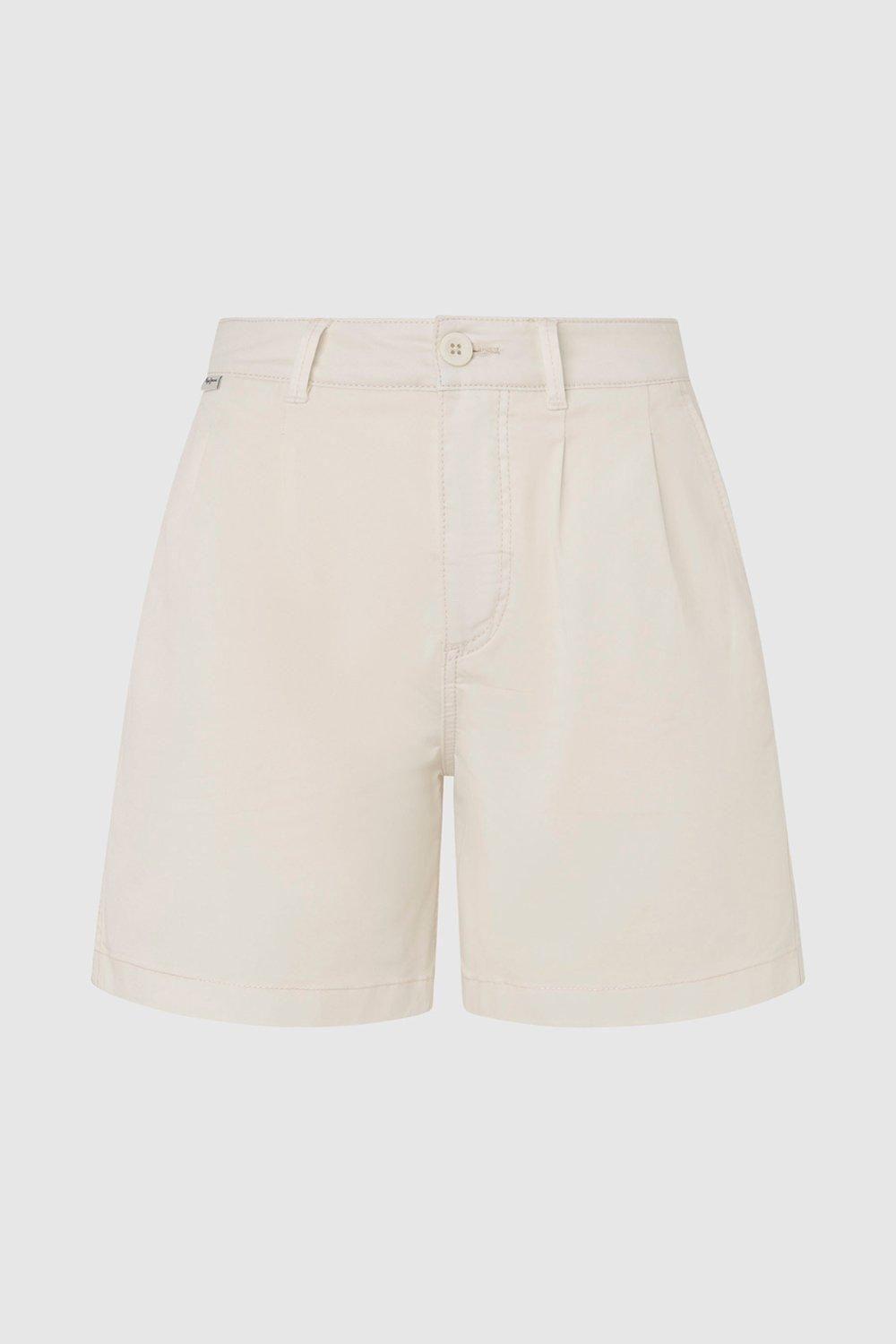 Vania Cotton Chino Short Stone by PEPE JEANS Vania Cotton Chino Short Stone by PEPE JEANS