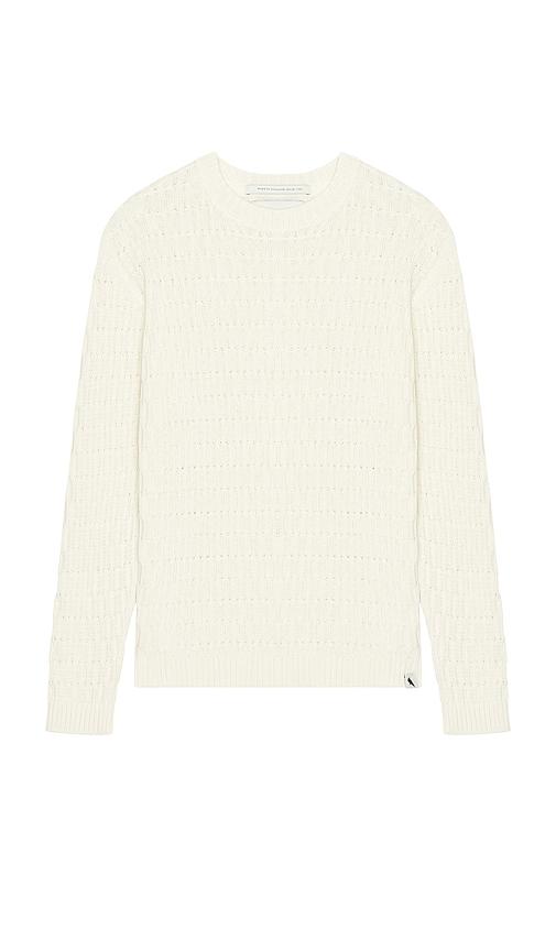 PEREGRINE Cove Crew Neck Jumper in White by PEREGRINE