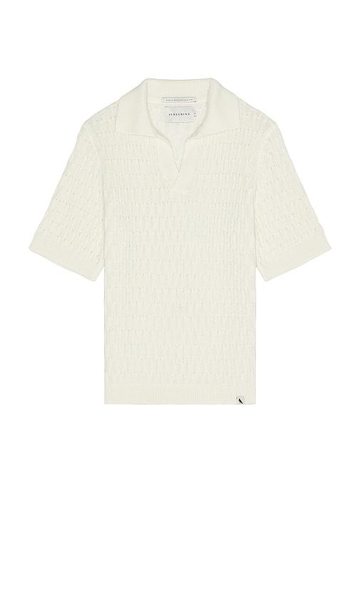 PEREGRINE Cove Polo Shirt in White by PEREGRINE