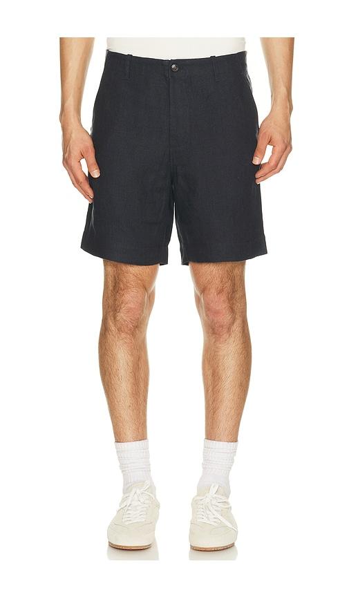 PEREGRINE Windsor Linen Shorts in Navy by PEREGRINE