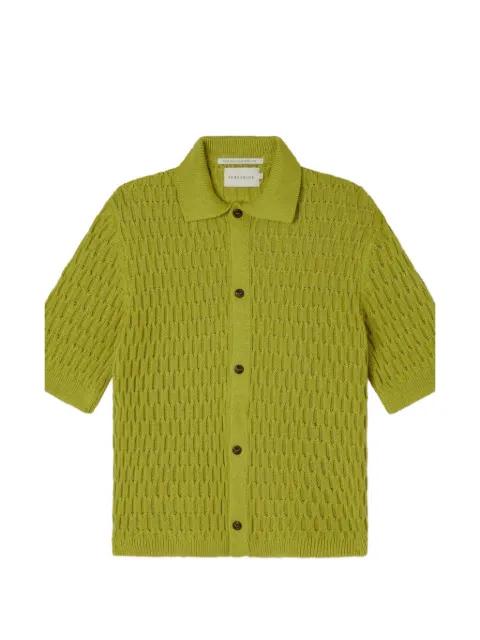 honeycomb-knit short-sleeve shirt by PEREGRINE