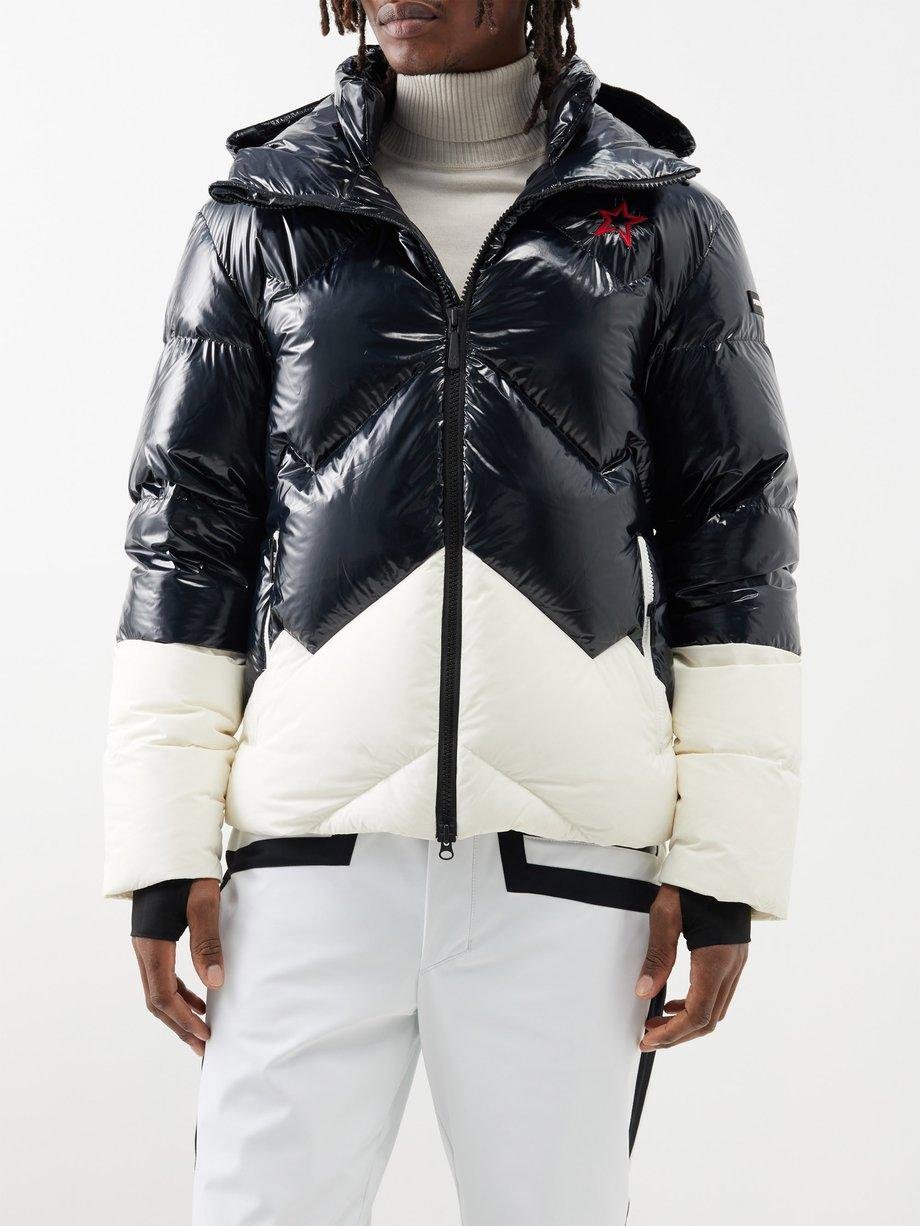 Airview hoodied down ski jacket by PERFECT MOMENT