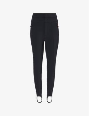 Aurora brand-embroidered slim-leg high-rise shell ski trousers by PERFECT MOMENT