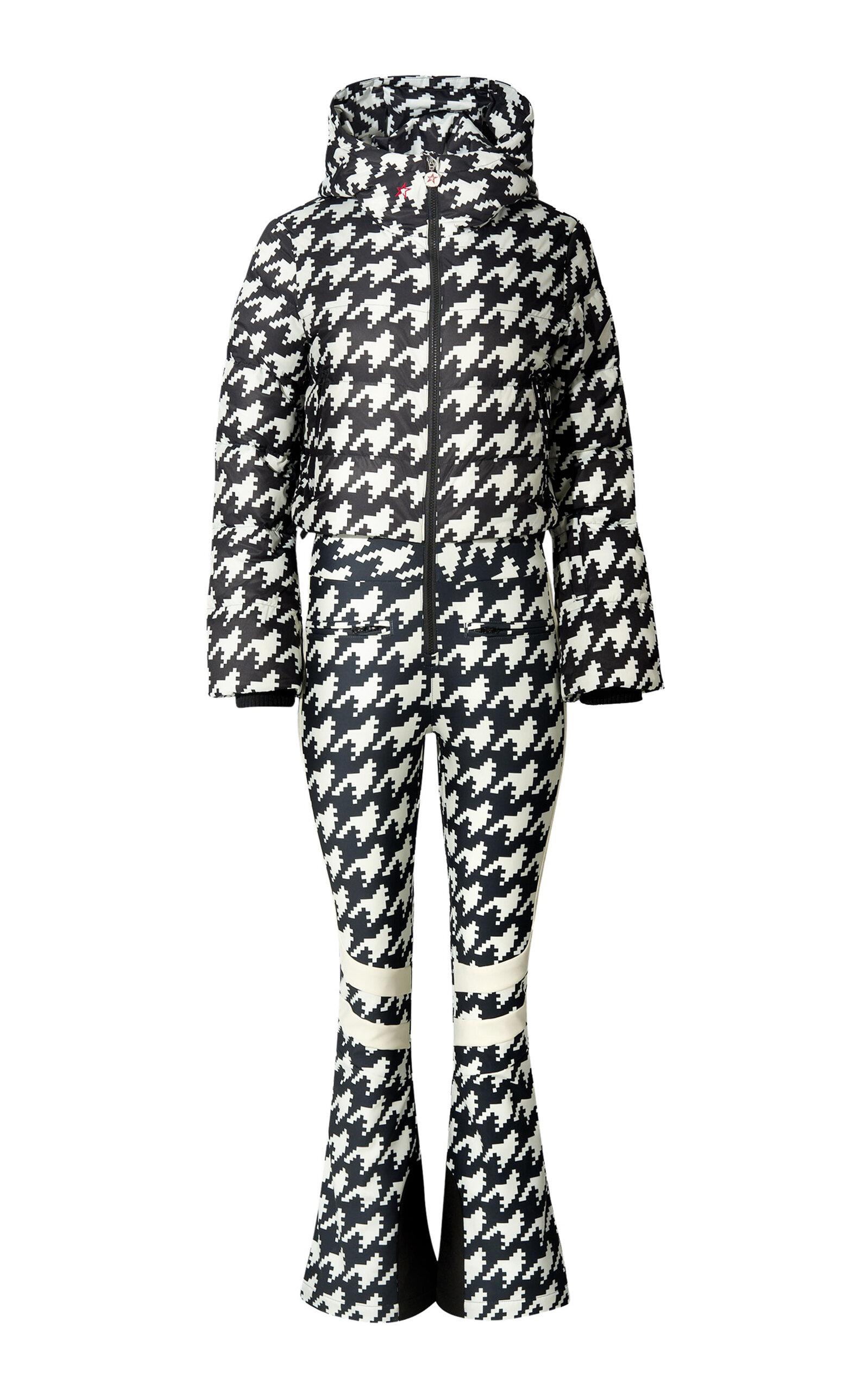 Perfect Moment Polar Flare Houndstooth Down Ski Suit - Moda Operandi by PERFECT MOMENT