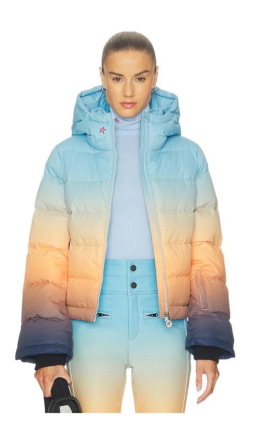 Perfect Moment Polar Flare Ski Jacket II in Blue,Orange by PERFECT MOMENT