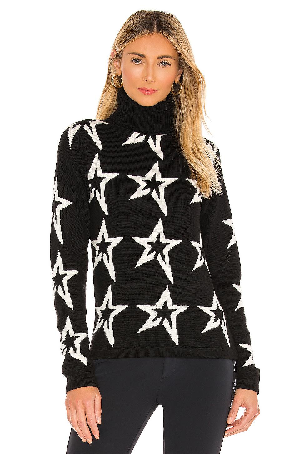 Perfect Moment Star Dust Sweater in Black by PERFECT MOMENT