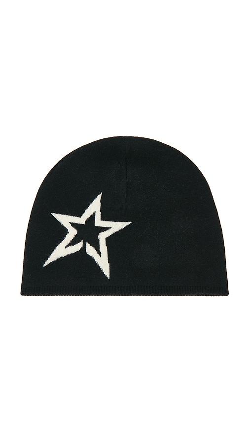 Perfect Moment Star Logo Beanie in Black by PERFECT MOMENT