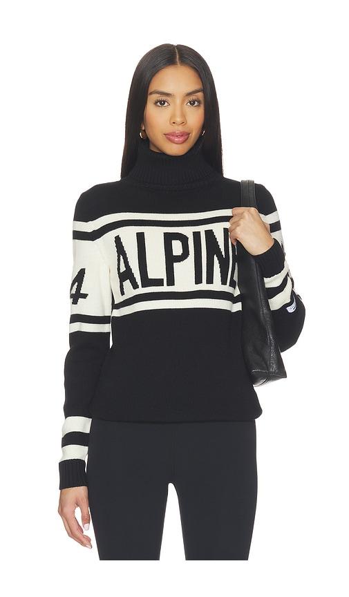 Perfect Moment Womens Alpine Schild Sweater in Black,White by PERFECT MOMENT