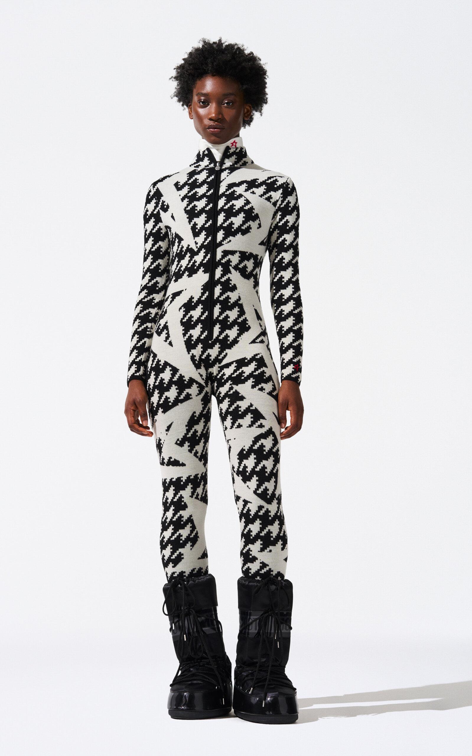 Perfect Moment -tar Merino Wool Jumpsuit - Black/white - - Only At Moda Operandi by PERFECT MOMENT