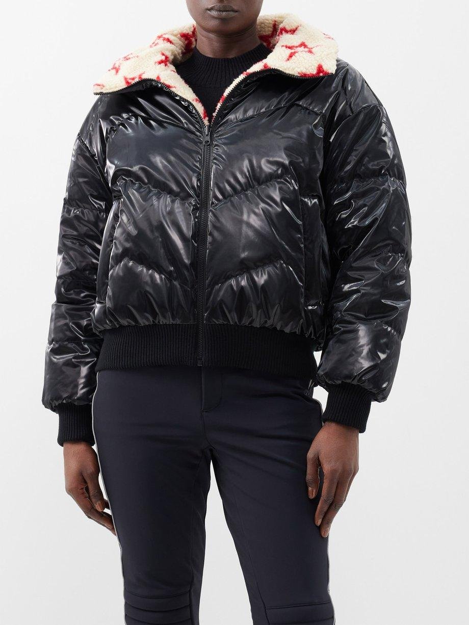 Reversible fleece down ski jacket by PERFECT MOMENT