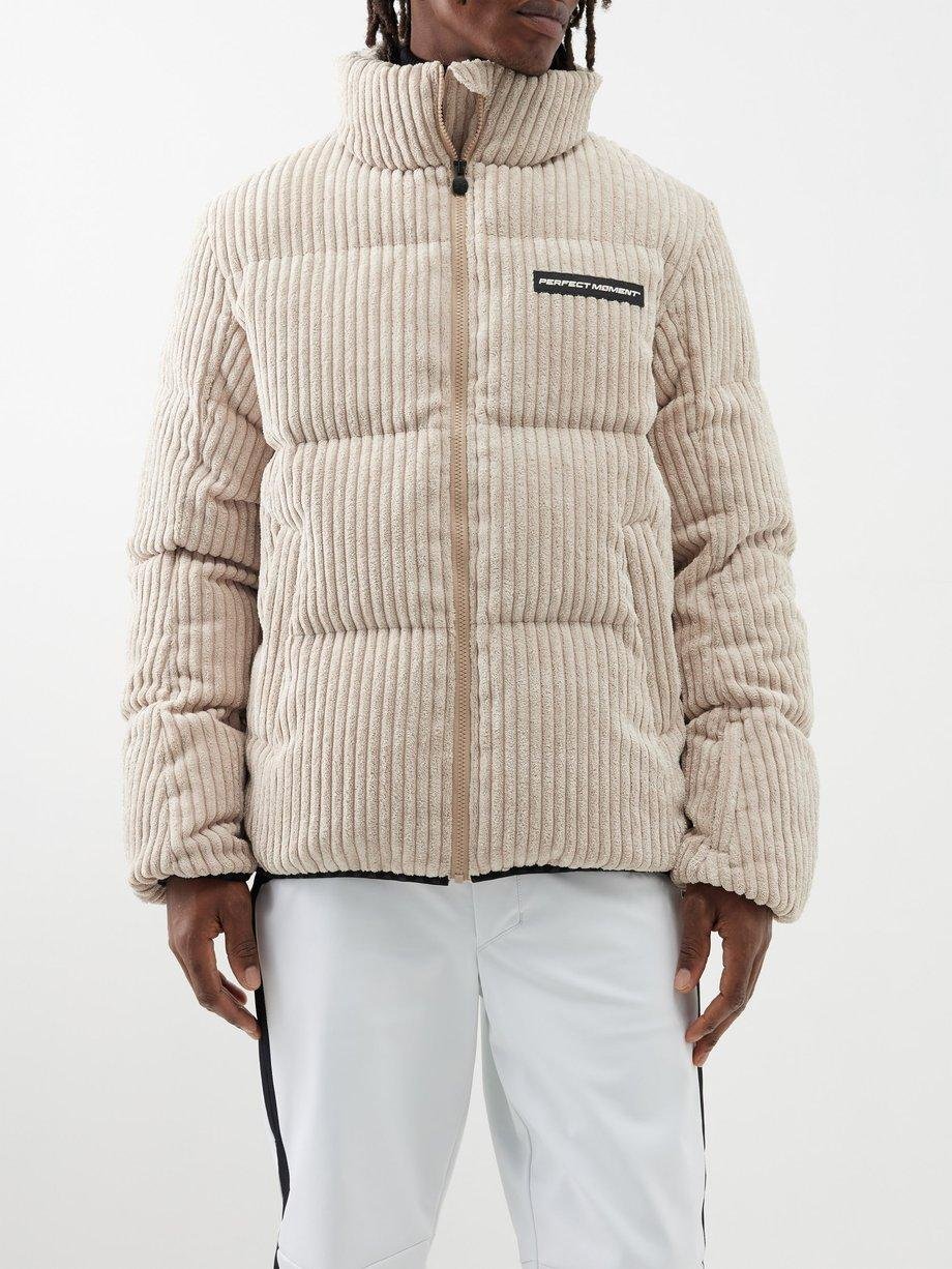 Samson Duvet quilted down corduroy ski jacket by PERFECT MOMENT