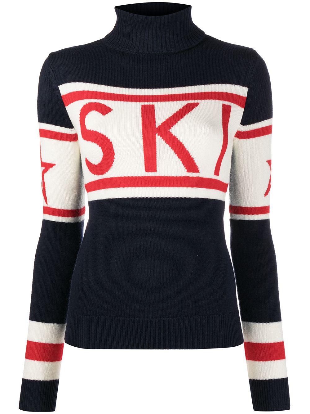 Ski intarsia knit rollneck jumper by PERFECT MOMENT