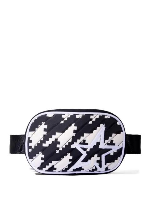 houndstooth-pattern belt bag by PERFECT MOMENT