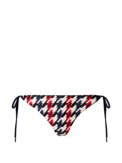 houndstooth side-tie bikini bottoms by PERFECT MOMENT