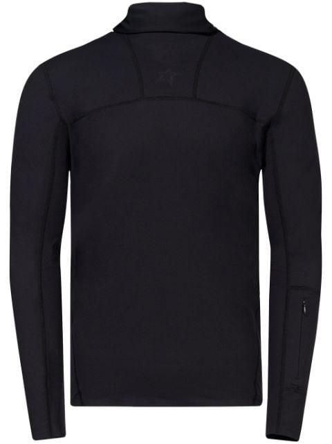 logo-print ski top by PERFECT MOMENT