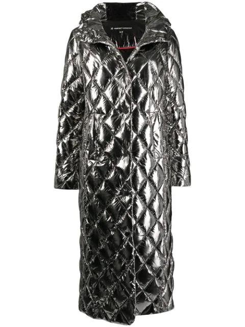 metallic duvet foil coat by PERFECT MOMENT